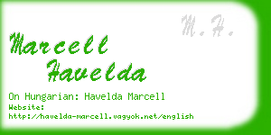 marcell havelda business card